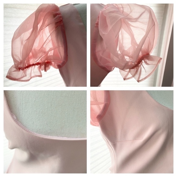 Likely Womens Powder Pink Easter Dress Soft Girl Era Pastel Pink Feminine Size 6 - Picture 4 of 14